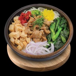 [อร่อยซ่ากับโค้ก] ข้าวยำหมูหม่ำโตม เต้าหู้กรอบ +  โค้ก ออริจินัล (กระป๋อง) + โค้ก ไม่มีน้ำตาล (กระป๋อง) + สไปรท์ ออริจินัล (กระป๋อง)