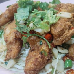 ไข่หมึกคั่วพริกเกลือ