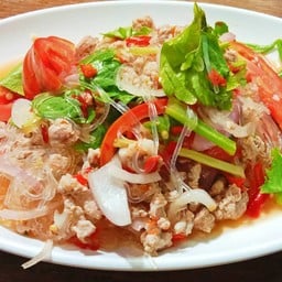ยำวุ้นเส้นหมูสับ
