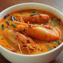 กุ้งเผาหัวมัน