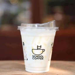 นมสดคาราเมลเย็น