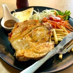 สเต็กไก่พริกไทยดำ