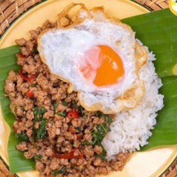ข้าวกะเพราหมูสับ