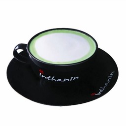 ชาเขียวลาเต้ร้อน