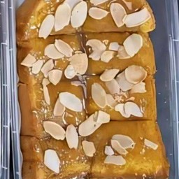 ปังปิ้ง คาราเมล อัลมอนด์ (2แผ่น)