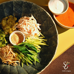 Vegan  วีแกน  ข้าวกล้องยำแบบปักษ์ใต้