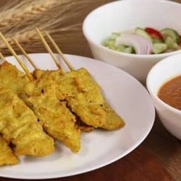 หมูสะเต๊ะ (10 ไม้)