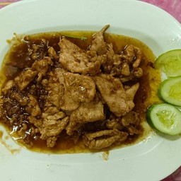 หมูกระเทียม (กับข้าว)