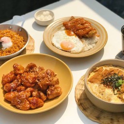 maneefriedchicken:ไก่ทอดซอสเกาหลี&ทงคัตสึ เจ็ดยอด