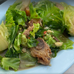 ผัดแขนงนำ้มันหอย