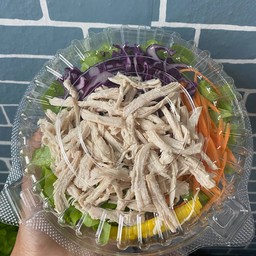 สลัดผักอกไก่ฉีก