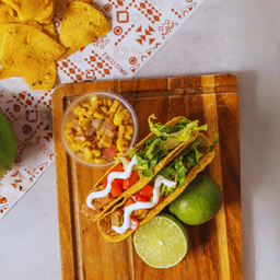 ทาโก้ 2 ชิ้น ผัก