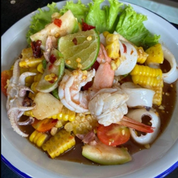 ตำข้าวโพดทะเล