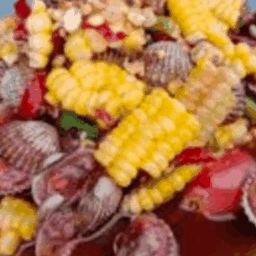 ตำหอยแครงข้าวโพด