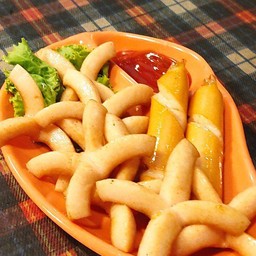 ไส้กรอกหนังกรอบ