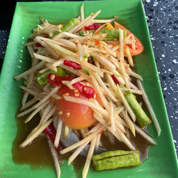 ตำกุ้งสดน้ำปลาร้า