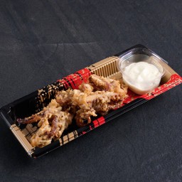 หนวดปลาหมึกทอด