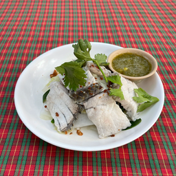 ปลากะพงลวกจิ้ม