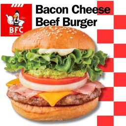 เบคอนชีสเบอร์เกอร์เนื้อ