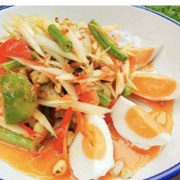 ตำไทยไข่เค็ม