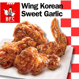 ปีกไก่ทอดซอสกระเทียม