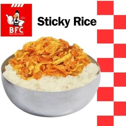 ข้าวเหนียว+หอมเจียว