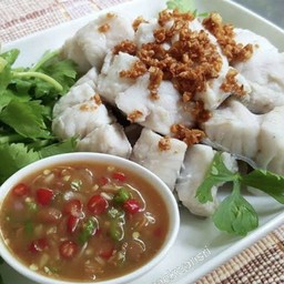 ปลากระพงลวกจิ้ม (200g)