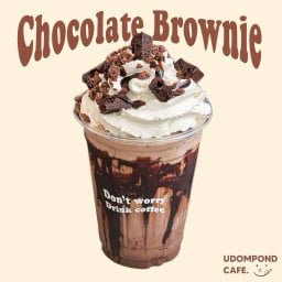 ช็อคโกแล็ต บราวน์นี่ (เมนูนี้แยกน้ำแข็งไม่ได้นะคะ)