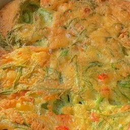 ข้าวไข่เจียว ชะอมทอด