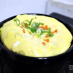 69. คเยรันจิม 계란찜 ไข่ตุ๋น (Steamed Egg)