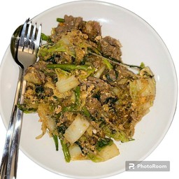 สุกี้แห้งเนื้อ