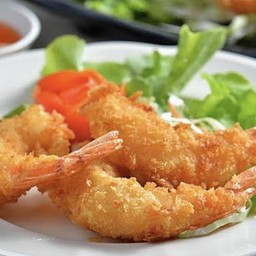 กุ้งชุปแป้งทอด (5ตัว)
