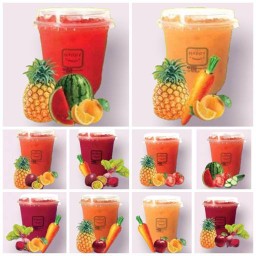 สมูทตี้&ผลไม้ผักสดแยกกากสกัดเย็น แฮปปี้ดริ้ง สาขาเทมาร์เก็ต More space