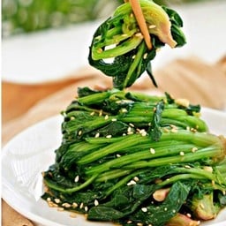 ผักโขมเคล้าน้ำมันงา 150g 시금치무침 Seasoned Spinach