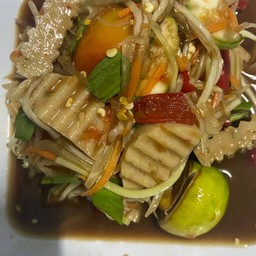 ตำปูปลาร้าไก่ยอ