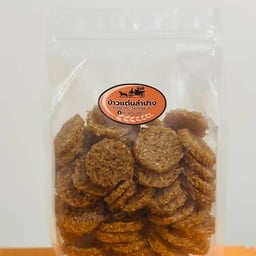 ข้าวแต๋นน้ำแตงโม แผ่นดิบใหญ่(สูตรน้ำอ้อย) 500 กรัม