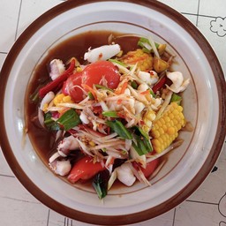 ตำปลาหมึก