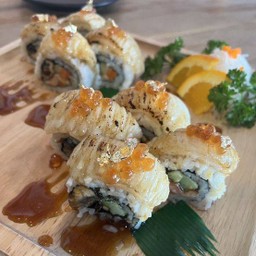 เอนกาวะโรล ไส้ปลาไหล+ตับห่าน