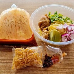 6.ข้าวซอยไก่ น่อง , สะโพก ธรรมดา Take away