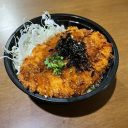 ข้าวไก่กรอบซอสเกาหลี