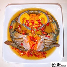 103.ปูไข่ดองซีอิ๊วเกาหลี 1 ตัว Pickled Egg Crab 1 tua