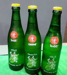 โออิชิขวดแก้ว แก้วโอ่ง