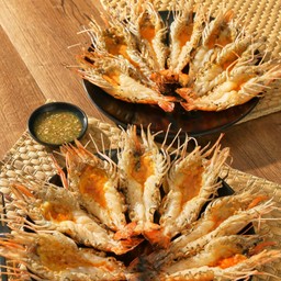 กุ้งแม่น้ำเผาไซซ์กลาง 1 กก.