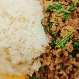 ข้าวกะเพราหมูสับ