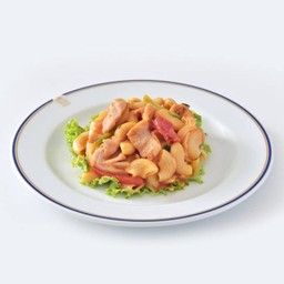 ผัดมักกะโรนีหมู