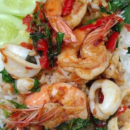 ข้าวกระเพราทะเล