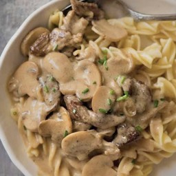 Stroganoff with Pasta