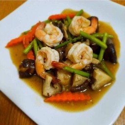 ผัดเห็ดหอมสด(กับข้าว)