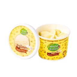 ไอศกรีมถ้วยขนาด 80 กรัม รสวานิลลา