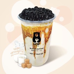 นมสดบราวน์ชูก้า